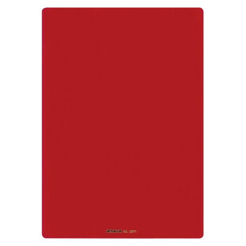 Kyoei Plast A4 farve transparent underlag rød NR. 1377-R