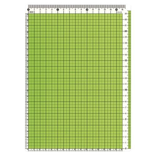 Base per grafico a colori in plastica Kyoei B5 misura verde CPK-B5-G