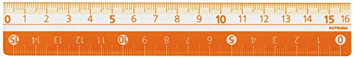 Kutsuwa STAD Farblineal 16 cm KB027OR Orange