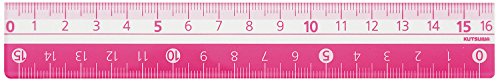 Kutsuwa STAD Règle de couleur 16 cm KB027PK Rose