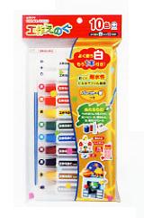 Kutsuwa Craft Enogu 10 farver (med rør) PT932 Kutsuwa PT932 4901478077821