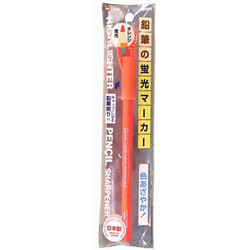 Kutsuwa Pencil Fluorescerende Marker RF017OR Orange med skærpet hætte