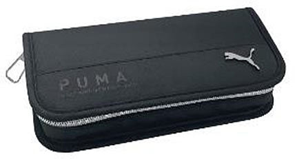 Kutsuwa_Metal Katzen-Federmäppchen (schwarz) PM388BK /4901478181153 (3 Sets)