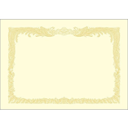 Taka Seal OA Award-Papier 10-1067 Vertikales Schreiben Cremefarbenes Kent-Papier A4 10 Blatt