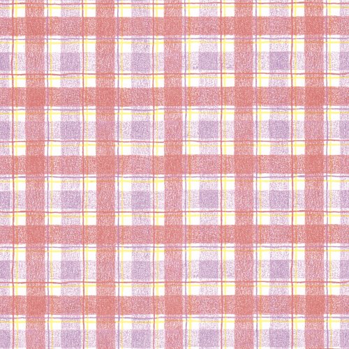 Geschenkpapier von Taka Brand, Tartan-Karomuster, R 49–1156, halbes Jahr, rosa, 50 Blatt