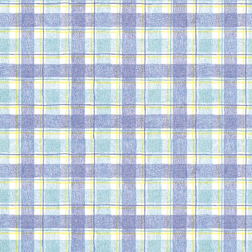 Geschenkpapier von Taka Brand, Tartan Check B 49-1157, halbjährlich, Größe Blau, 50 Blatt