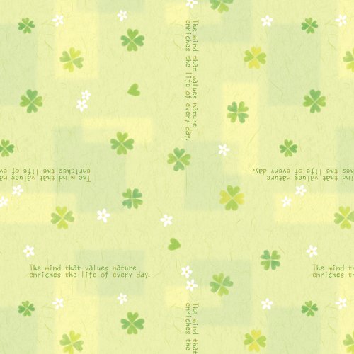 Taka Brand Geschenkpapier 49-1514 Happy Clover Half Year Old Größe 50 Blatt
