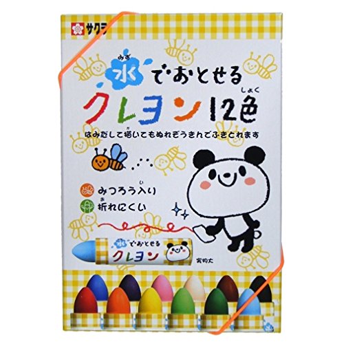 Sakura Craypas Wasserlöslicher Buntstift 12 Farben WYL12