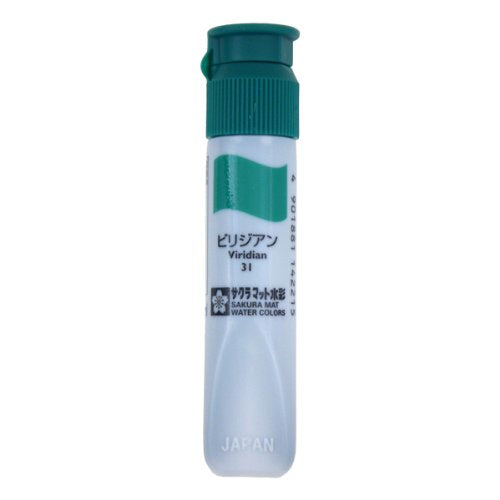 Sakura Crepas matte aquarel enkele kleur (12ml) in poly tube MWP#31 Viridian