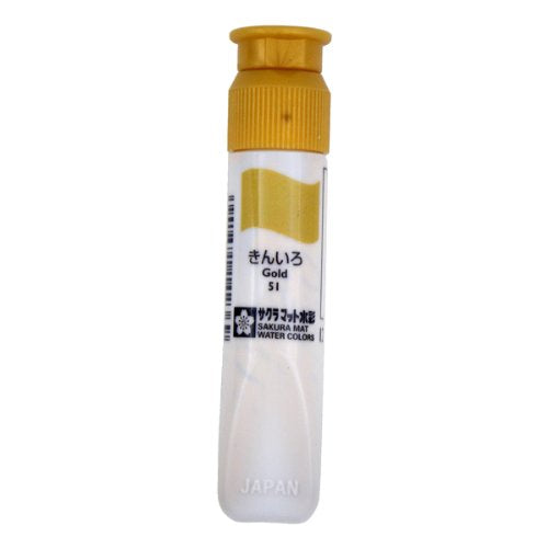 Sakura Crepas matte aquarel enkele kleur (12ml) in poly tube MWP#51 Kiniro