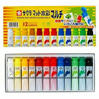 Sakura Crepas Verf Mat Waterverf Multi 12 Kleuren MWM12PE