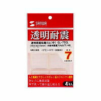 Sanwa Supply Taishin Kaugummi aus transparentem, selbstklebendem Gummi QL-75CL