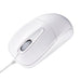 Sanwa Supply Stille muis met stil klikgeluid en draaiend wielgeluid, wit MA-122HW
