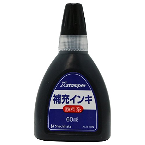 Shachihata X Stamper Pigment Ink XLR-60N-K 60ml Black