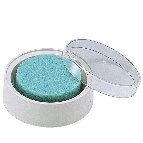Esponja de oficina Shachihata con agente antibacteriano forma redonda (tapa) MSK-1EC