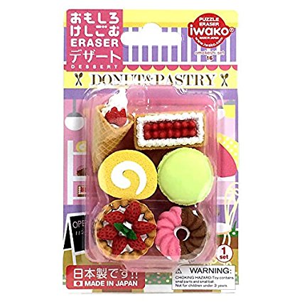 Dessert en caoutchouc Iwako Blister Poppy ER-BRI019