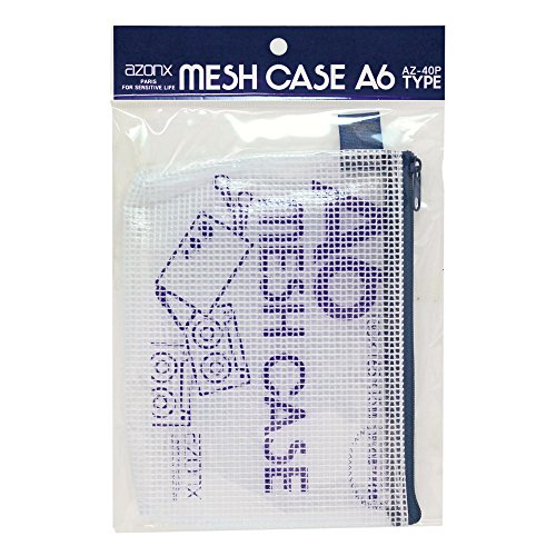 Sekisei Azone Mesh Case Packed A6 Type Blue AZ-40P