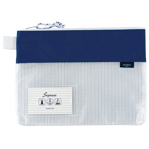 Sekisei Segres Mesh Case A5 Type Navy Blue AZ-2325