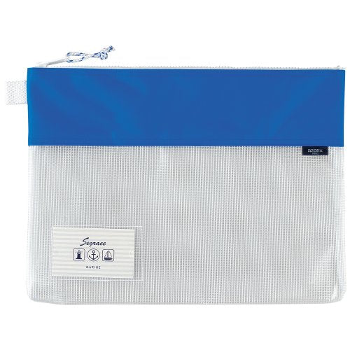 Sekisei Segres Mesh Case A4 Type Blue AZ-2327