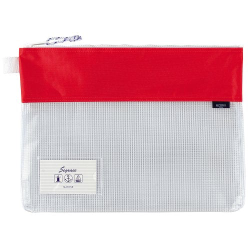 Sekisei Segres Mesh Case A4 Type Red AZ-2327
