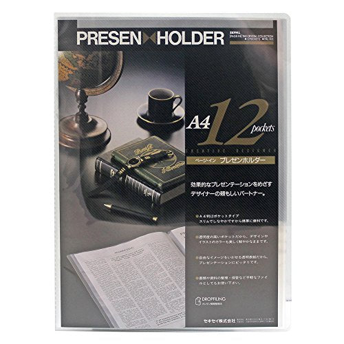 Sekisei Page dans le support de présentation A4-S Transparent PAL-603
