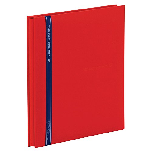 SEKISEI Album Gratis Harper House Mini Gratis Album Zwart Mount 20 Pagina's 11 ~ 20 Pagina's Doek Rood XP-1001-20