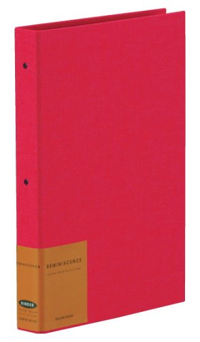 SEKISEI Album Pocket Harper House Reminiscence Bindmiddel Type L 120 Vellen Houdt L 201 ~ 300 Vellen Doek Rood XP-2102