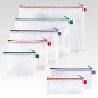 Sekisei mesh case eco A4 blue AZ-75E-10