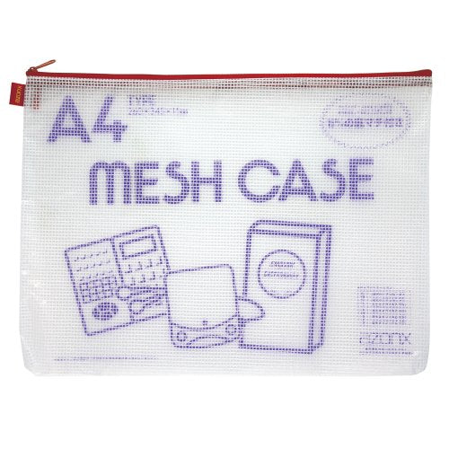 Sekisei Azone Mesh Case Eco Type A4 Type Red AZ-75E-20