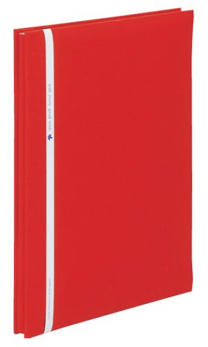 SEKISEI アルバム フリー ハーパーハウス A4フリーアルバム 黒台紙 20ページ 11~20ページ 布 レッド XP-2501