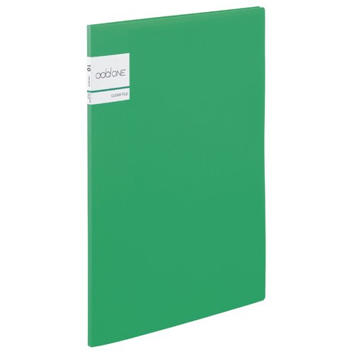 Sekisei Ad-One Archivador transparente A4-S 10 bolsillos Verde AD-2011-30