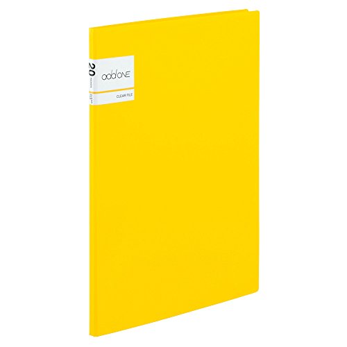 Archivador transparente Sekisei Ad-One A4-S 20 bolsillos Amarillo AD-2021-50