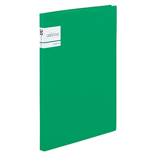 Sekisei Ad-One Archivador Transparente A4-S 30 Bolsillos Verde AD-2031