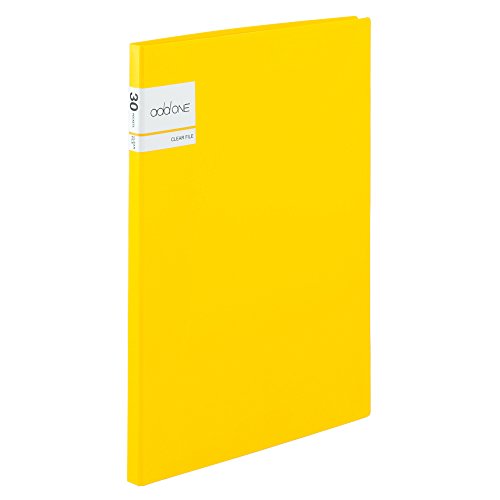 Archivador transparente Sekisei Ad-One A4-S 30 bolsillos Amarillo AD-2031