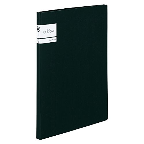 Archivador transparente Sekisei Ad-One A4-S 30 bolsillos negro AD-2031