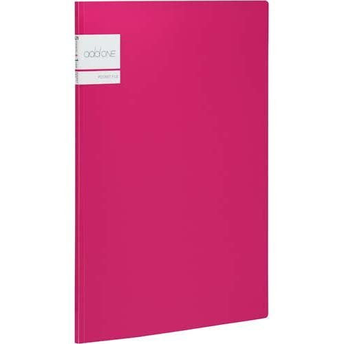 Sekisei Ad-One Pocket File A4 5 Pockets Pink AD-2645-21