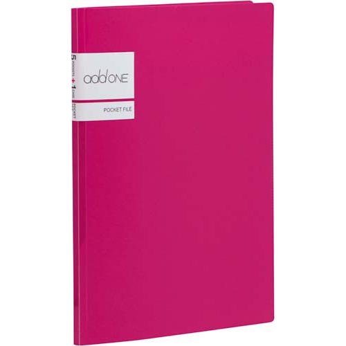 Sekisei Ad-One Pocket File A5 5 Pocket Pink AD-2655-21