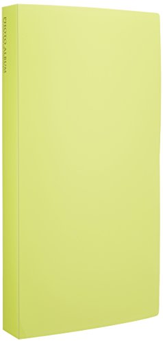 SEKISEI Album Album fotografico tascabile Formato L trasparente alto 300 fogli Contiene verde chiaro L 201~300 fogli Giallo verde KP-300