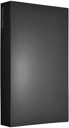 SEKISEI Album Album fotografico tascabile Alta trasparenza Formato L 300 Foto Contiene L 201~300 Foto Nero KP-300
