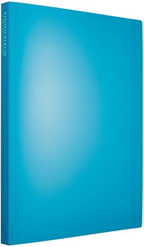 SEKISEI Album Album fotografico tascabile Alta trasparenza Formato 2L 80 foto Capacità 2L 51~100 foto Blu KP-80G