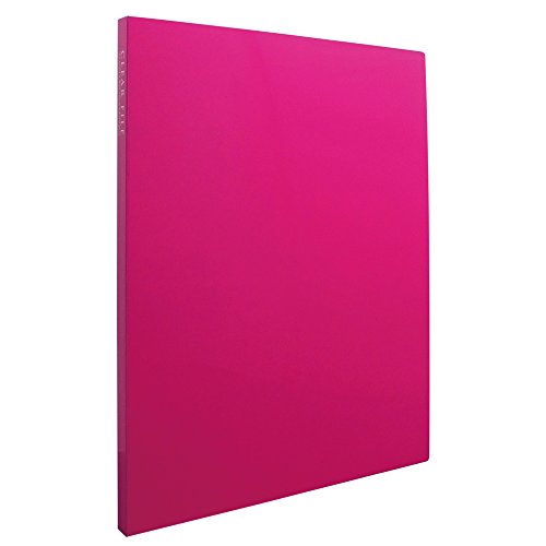 SEKISEI Álbum Pocket Clear File Alta transparencia A4-S 20 bolsillos A4 21~50 hojas Rosa KP-2512