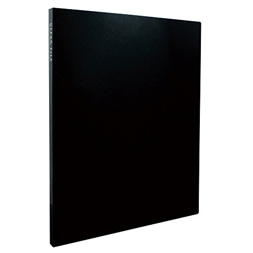 SEKISEI Álbum Pocket Clear File Alta transparencia A4-S 20 bolsillos A4 21~50 hojas Negro KP-2512