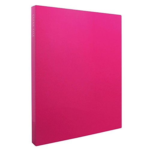 SEKISEI Álbum Pocket Clear File Alta transparencia A4-S 40 bolsillos A4 51~100 hojas Rosa KP-2514
