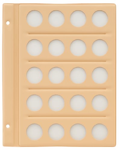 Teesy Album per monete (semplice) Supporto di ricambio Foro da 29 mm 4 file 5 livelli C-31S3