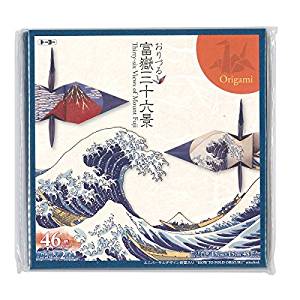Toyo Origami Orizuru Seksogtredive udsigter over Fuji-bjerget 006202