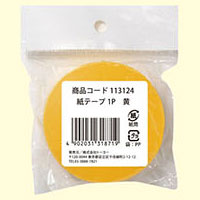 トーヨー　カミテープ１Ｐ　キ 113124 4902031318719