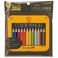 Tombow Mini Colored Pencil NQ 12 Colors BCA-151 with Sharpener