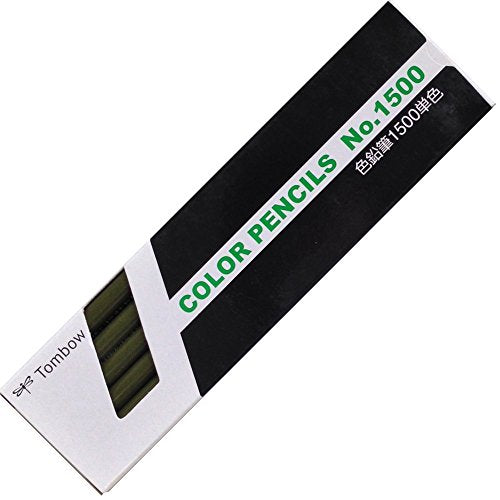 Crayons de couleur Tombow 1500 couleur unique 1500-09 couleur feuille de pin 1 douzaine