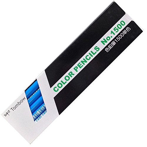 Tombow Buntstifte 1500 Einzelfarbe 1500-14 Hellblau 1 Dutzend
