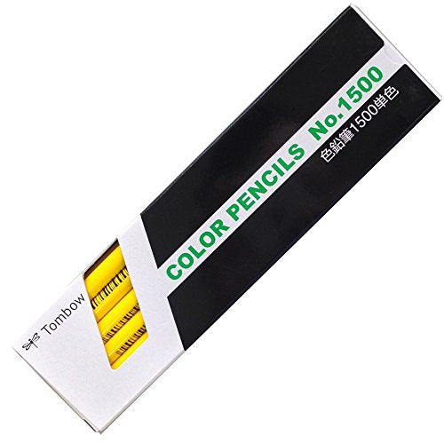 Tombow Buntstifte 1500 Einzelfarbe 1500-03 Gelb 1 Dutzend